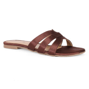 SOLES Satin Slip-On Flats