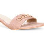 SOLES Velvet Party Wear Kitten Heels