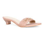 SOLES Velvet Party Wear Kitten Heels