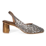 SOLES Slingback Festive Block Heel Sandals
