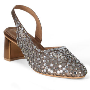 SOLES Slingback Festive Block Heel Sandals